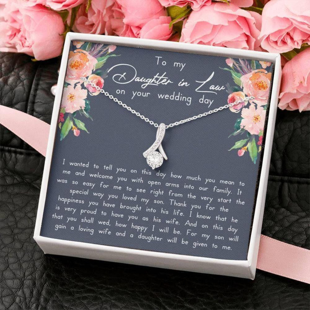 Daughter-in-law Necklace, Daughter In Law Gift On Wedding Day, Future Daughter In Law, Wedding Gift, Bride Gift From Mother In Law