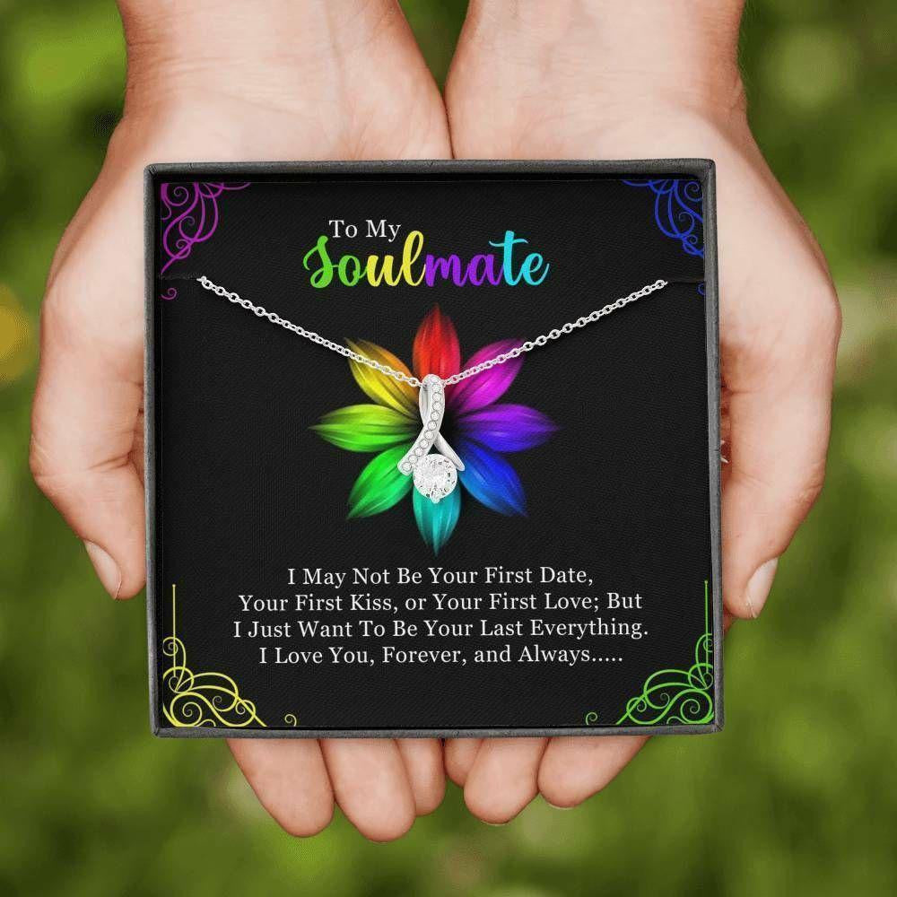 Wife Necklace, To My Soulmate Necklace, Pendant Necklace Gift For Wife � Girlfriend, From Husband