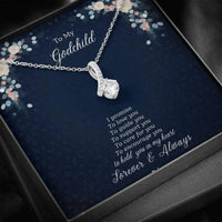 Thumbnail for Goddaughter Necklace, Godchild Gift, Necklace For Godchild, Gift For Goddaughter