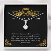 Thumbnail for Mom Necklace, To My Badass Mom Necklace, Gift For Mom Birthday Christmas