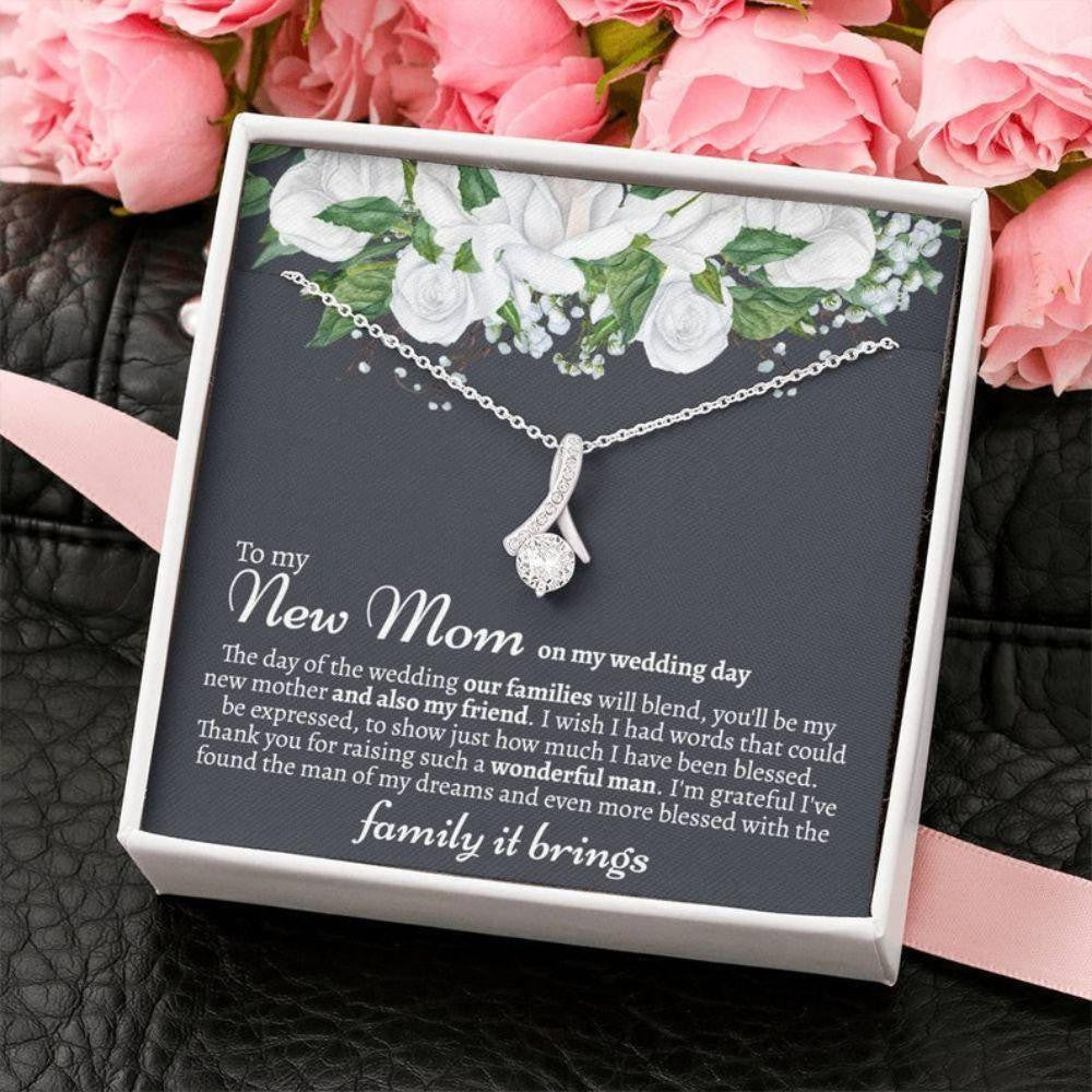Mother-in-law Necklace, Sentimental Mother In Law Wedding Gift From Bride, Mother Of The Groom Necklace, Future Mother In Law Wedding Gift