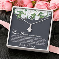 Thumbnail for Mother-in-law Necklace, Sentimental Mother In Law Wedding Gift From Bride, Mother Of The Groom Necklace, Future Mother In Law Wedding Gift