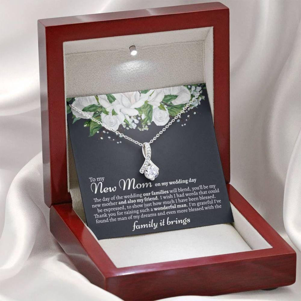 Mother-in-law Necklace, Sentimental Mother In Law Wedding Gift From Bride, Mother Of The Groom Necklace, Future Mother In Law Wedding Gift