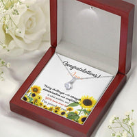 Thumbnail for Personalized Necklace Congrats Gift, Gift For Graduate, Congratulation Gift For Her Custom Name Necklace