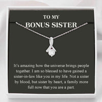 Thumbnail for Sister Necklace, Bonus Sister Necklace, Sister In Law Gift Christmas, Sister In Law Wedding Gift