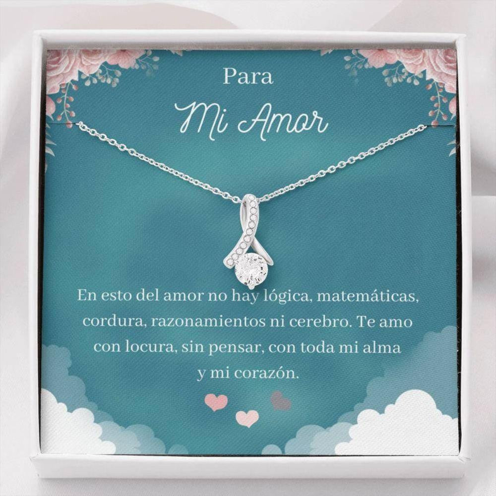 Wife Necklace, Spanish Love Gift � Necklace For Wife � Regalo Joya Esposa � Girlfriend Gift Spanish � Latina Wife Gift