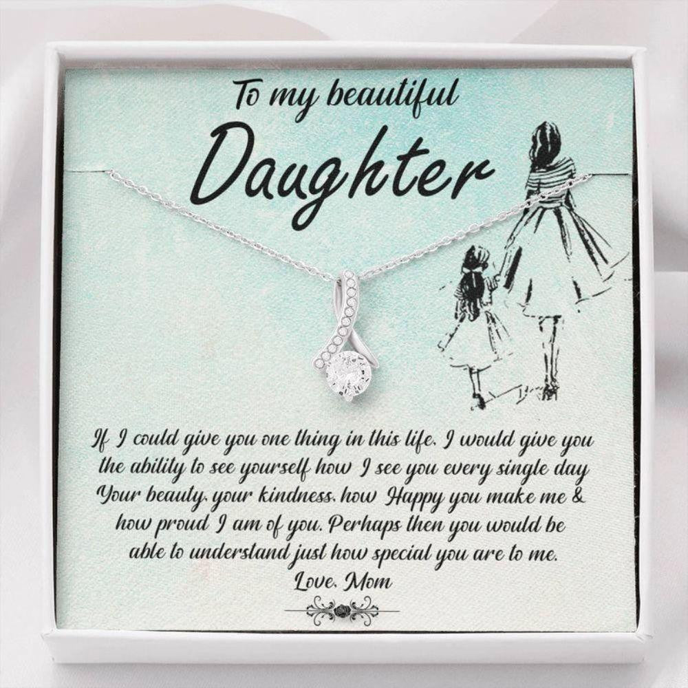 Daughter Necklace, Daughter Gift From Mom, Mother Daughter Gift Necklace, Gifts For Daughter Birthday, Valentine Gifts