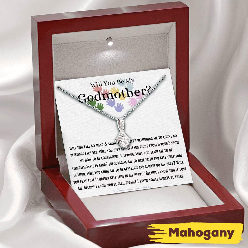 Godmother Necklace, Will You Be My Godmother Necklace, Gift For Future Godmother, Godmother Proposal