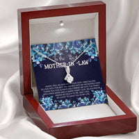 Thumbnail for Mother-in-law Necklace, To My Mother In Law On Our Wedding Day Necklace, Mother In Law Gift From Bride, Mother In Law Wedding Gift, Thank You