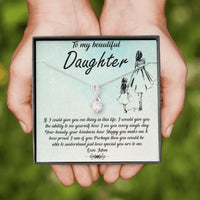 Thumbnail for Daughter Necklace, Daughter Gift From Mom, Mother Daughter Gift Necklace, Gifts For Daughter Birthday, Valentine Gifts