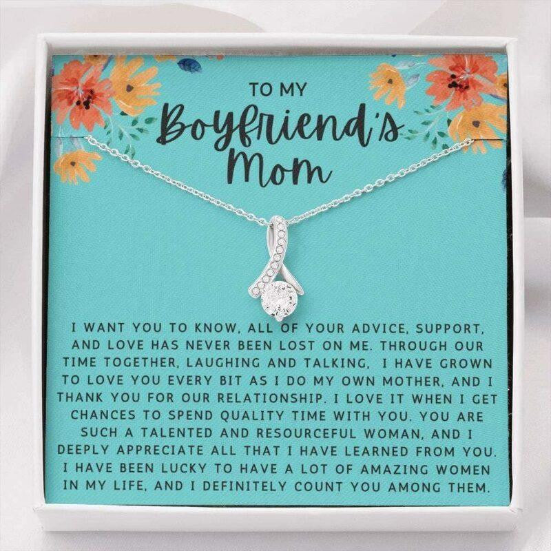 Mom Necklace, Mother-in-law Necklace, Gift To My Boyfriend�s Mom Necklace, Gift For Future Mother-in-law
