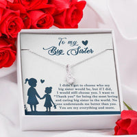 Thumbnail for Sister Necklace, Big Sister Necklace From Little Sister, Christmas Necklace For Big Sister, Older Sister Gift, Big Sister Gift