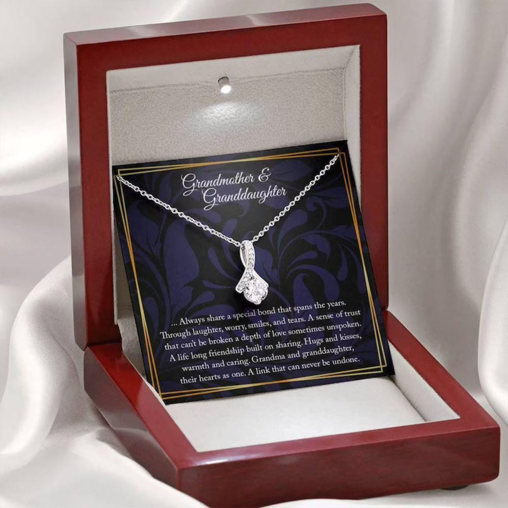 Grandmother Necklace, Grandmother And Granddaughter Necklace, Granddaughter Gift, Grandmother Gift