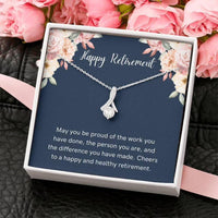 Thumbnail for Retirement Necklace Gift � Appreciation Gift, Retirement Coworker Necklace