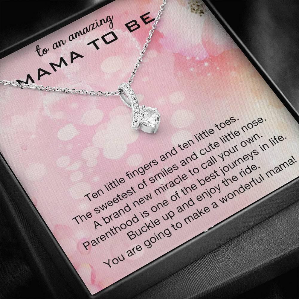 Mom Necklace, Pregnancy gift for friend, first time mom, pregnancy, mom to be necklace