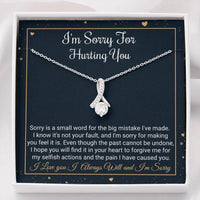 Thumbnail for Girlfriend Necklace, Wife Necklace, I�m Sorry Gift, Apology Gift, Forgive Me, Sorry Gift For A Friend Or Partner