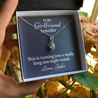 Thumbnail for Girlfriend Necklace, Meaningful Necklace For Girlfriend, Necklace For Girlfriend Birthday, To My Girlfriend Necklace