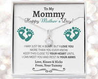 Thumbnail for Wife Necklace, Pregnant Wife Mothers Day Gift, New Mom Mothers Day, First Mother�s Day Gift From Bump, Mom To Be Mothers Day