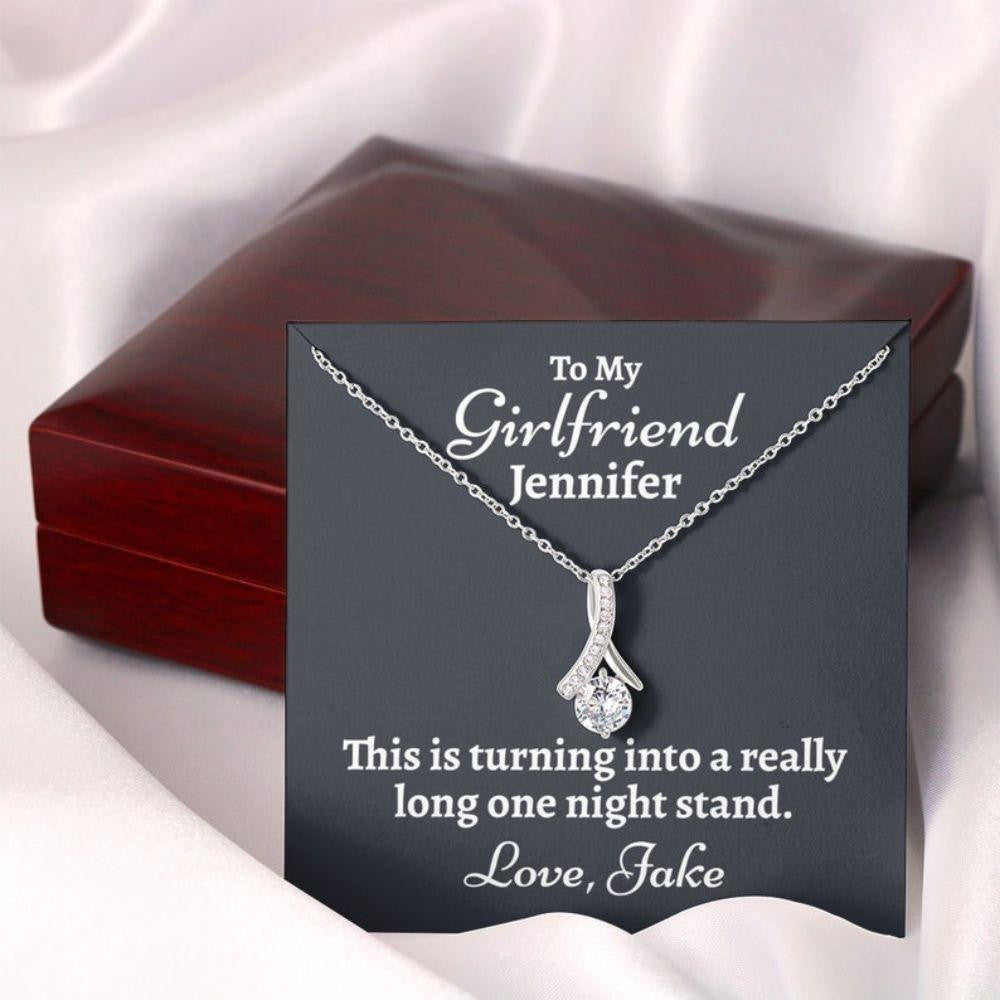 Girlfriend Necklace, Meaningful Necklace For Girlfriend, Necklace For Girlfriend Birthday, To My Girlfriend Necklace