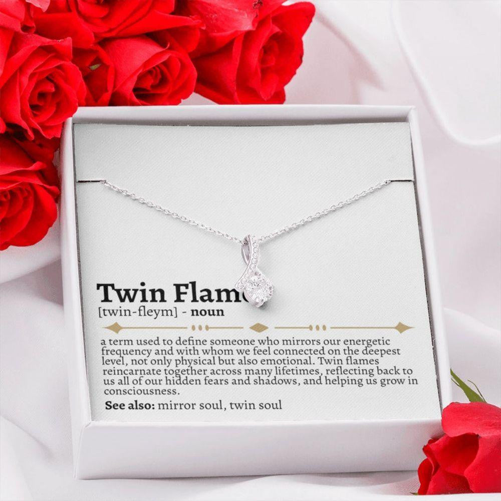 Sister Necklace, Sentimental Twin Flame Necklace, Twin Flame Gift, Twin Flame Gift, To My Twin Flame, Twin Flame Spiritual Gift, Gift For Twin Flame