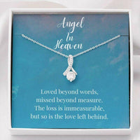 Thumbnail for Angel In Heaven Necklace, Grief/Sympathy Gift, Miscarriage Gift, Encouragement Gift Necklace