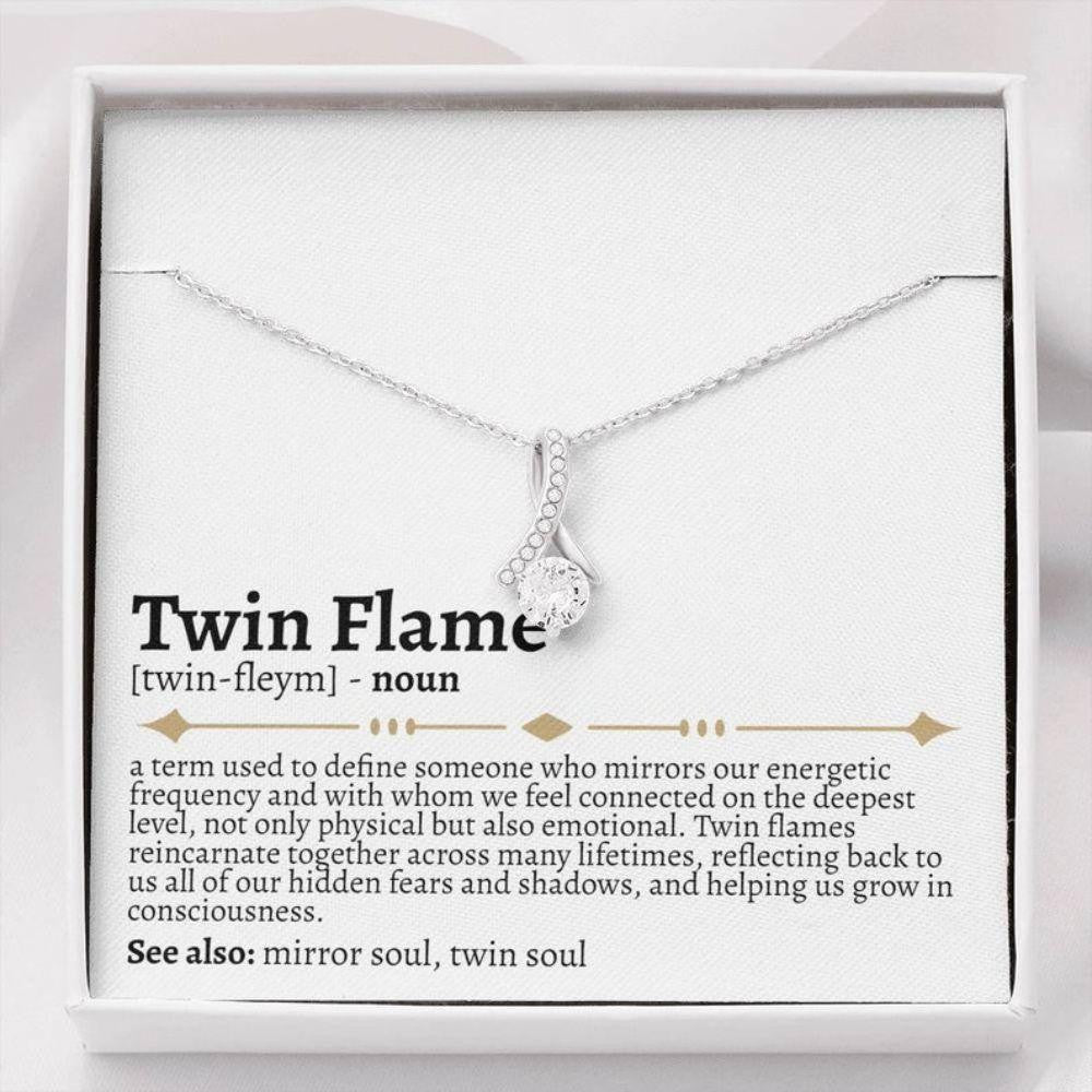 Sister Necklace, Sentimental Twin Flame Necklace, Twin Flame Gift, Twin Flame Gift, To My Twin Flame, Twin Flame Spiritual Gift, Gift For Twin Flame