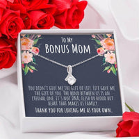 Thumbnail for Stepmom Necklace, Bonus Mom Necklace, Stepmom Gift From Stepdaughter, Second Mom Gifts, Stepmom Birthday, Stepmom Wedding Gift