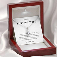 Thumbnail for Girlfriend Necklace, Future Wife Necklace, To My Future Wife Necklace, Forever Together, Sentimental Gift For Bride From Groom