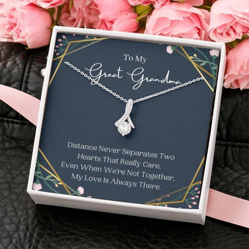 Grandmother Necklace, To My Great Grandma Necklace, Gifts For Grandmother From Great Grandchildren