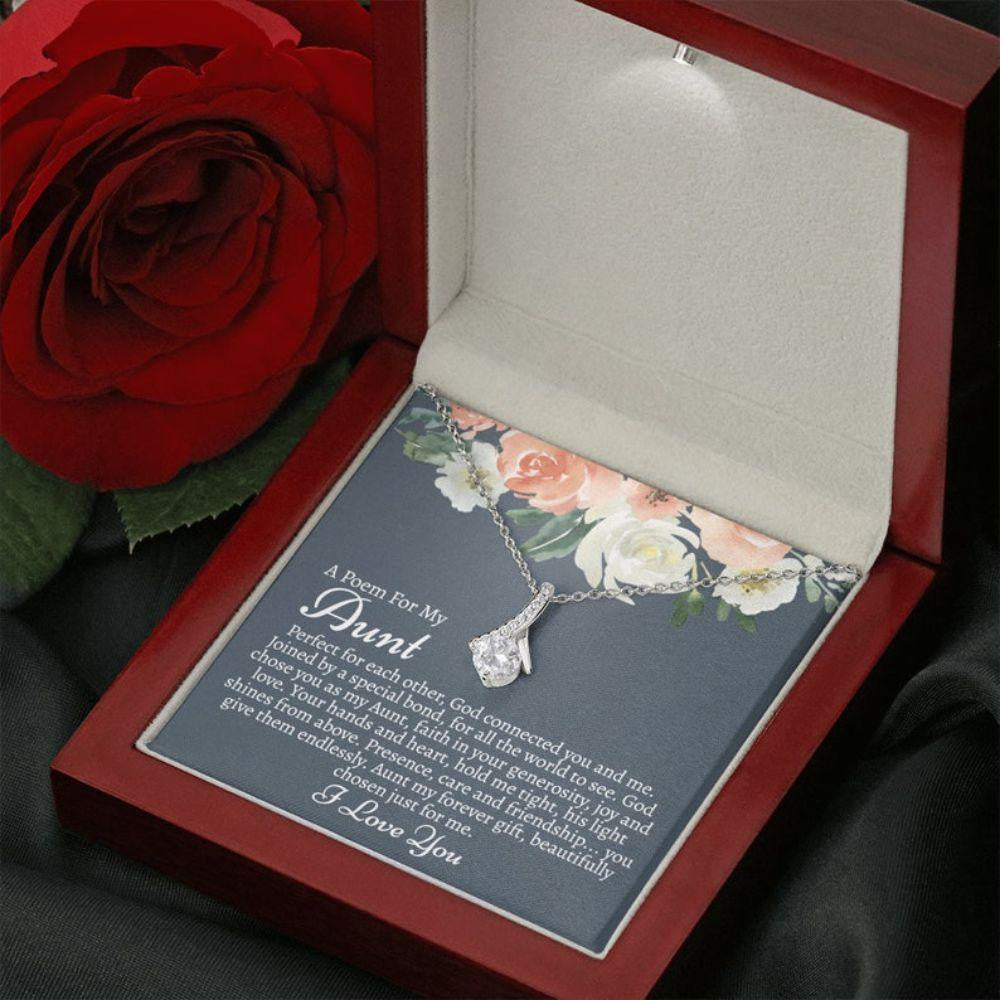 Aunt Necklace, Sentimental Aunt Gift From Niece, Gift For Aunt From Nephew, New Aunt Gift, Aunt Christmas Gift, Gift To Aunt From Niece