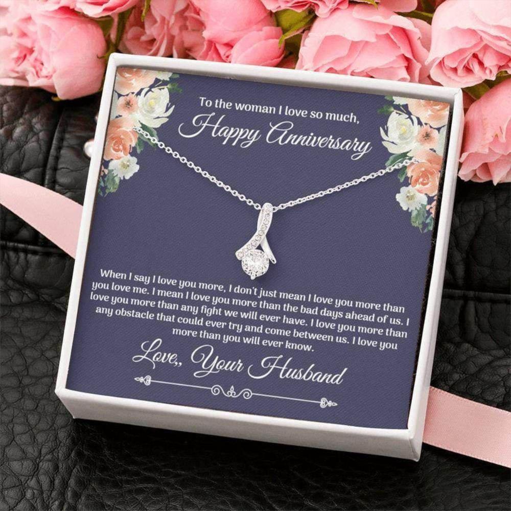 Wife Necklace, Anniversary Necklace For Wife, Thoughtful Anniversary Necklaces For Her, 1st Year Anniversary Necklace, Husband To Wife Anniversary