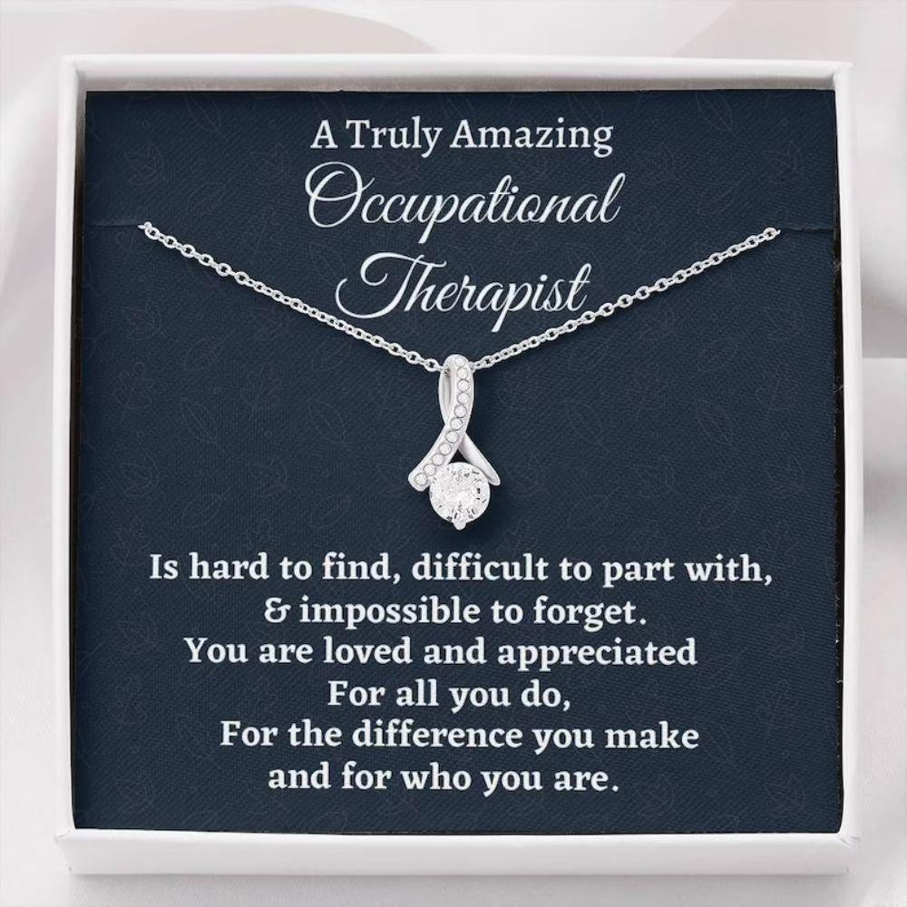 Occupational Therapist Necklace Gift, Appreciation Gift For An Occupational Therapist, Beautiful Necklace, Co-worker Gift