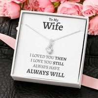 Thumbnail for Wife Necklace, Gift For Wife Birthday, Appreciation, Birthday Necklace Gift For Wife, Pregnancy Gift For Wife, Anniversary, Wedding Gift For Wife