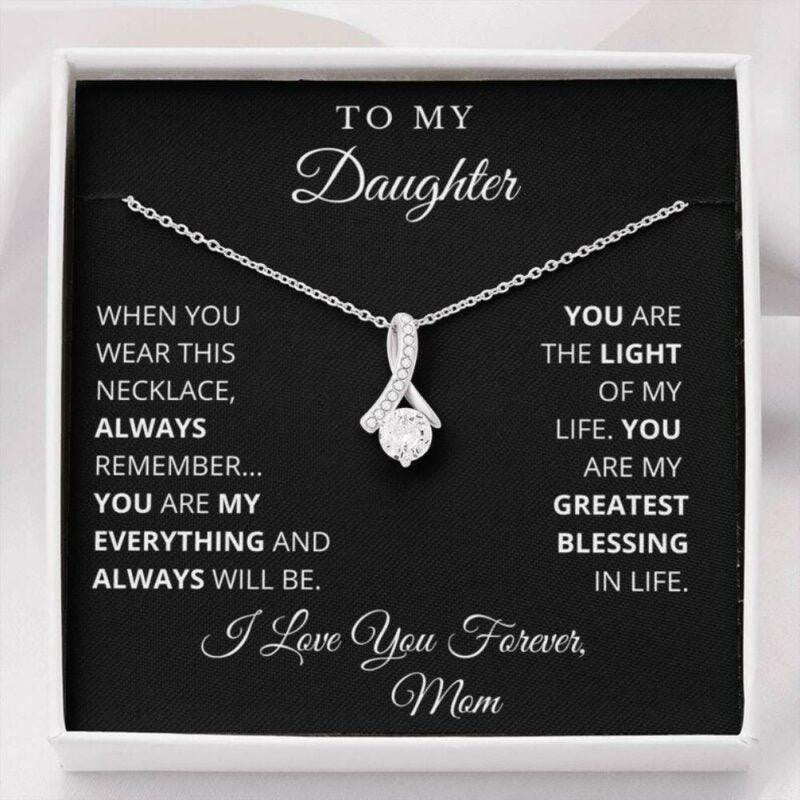 Daughter Necklace, To My Daughter Necklace, Gift For Daughter From Mom, Daughter Mother Necklace