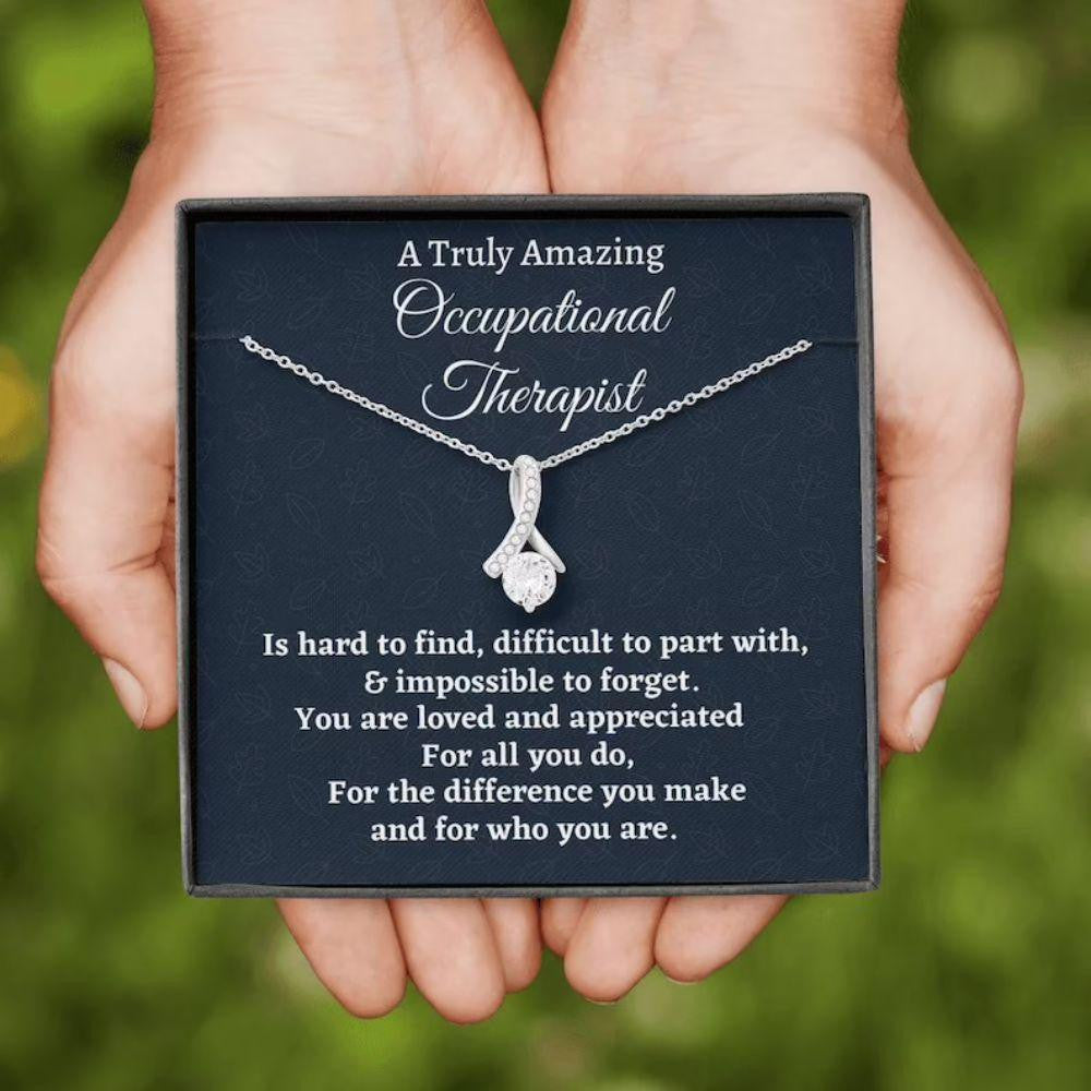 Occupational Therapist Necklace Gift, Appreciation Gift For An Occupational Therapist, Beautiful Necklace, Co-worker Gift