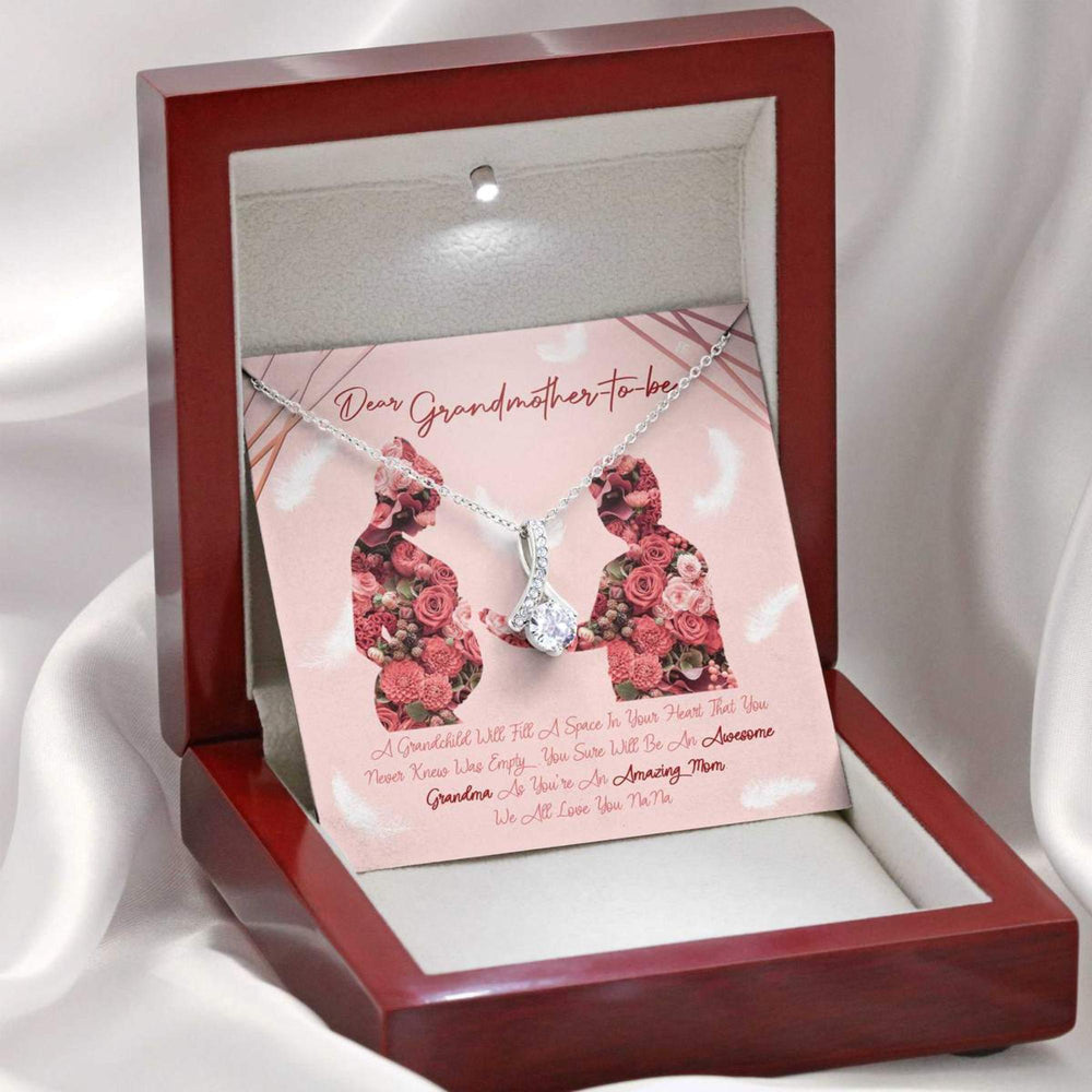 Grandmother Necklace, Gift For Your Grandma-To-Be On Mother�s Day Alluring Beauty Necklaces