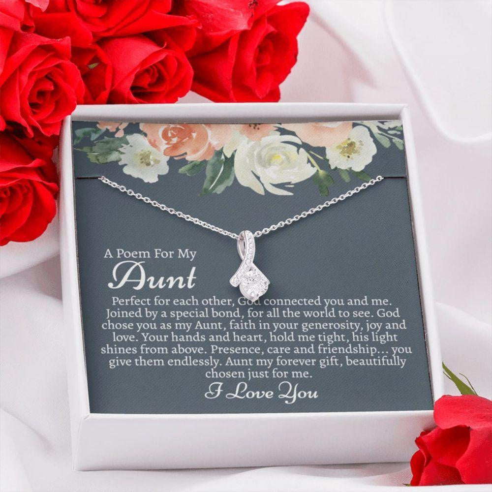 Aunt Necklace, Sentimental Aunt Gift From Niece, Gift For Aunt From Nephew, New Aunt Gift, Aunt Christmas Gift, Gift To Aunt From Niece