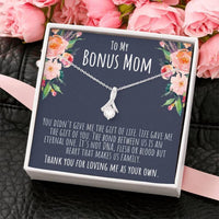 Thumbnail for Stepmom Necklace, Bonus Mom Necklace, Stepmom Gift From Stepdaughter, Second Mom Gifts, Stepmom Birthday, Stepmom Wedding Gift