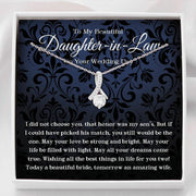 Daughter In Law Necklace Gift On Wedding Day, Future Daughter In Law, Bride Necklace Gift From Mother In Law