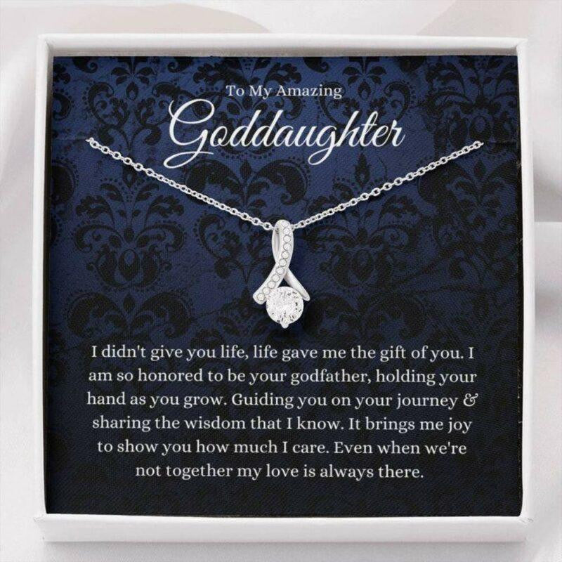 Goddaughter Necklace, Gifts For Goddaughter From Godfather, First Communion Necklace