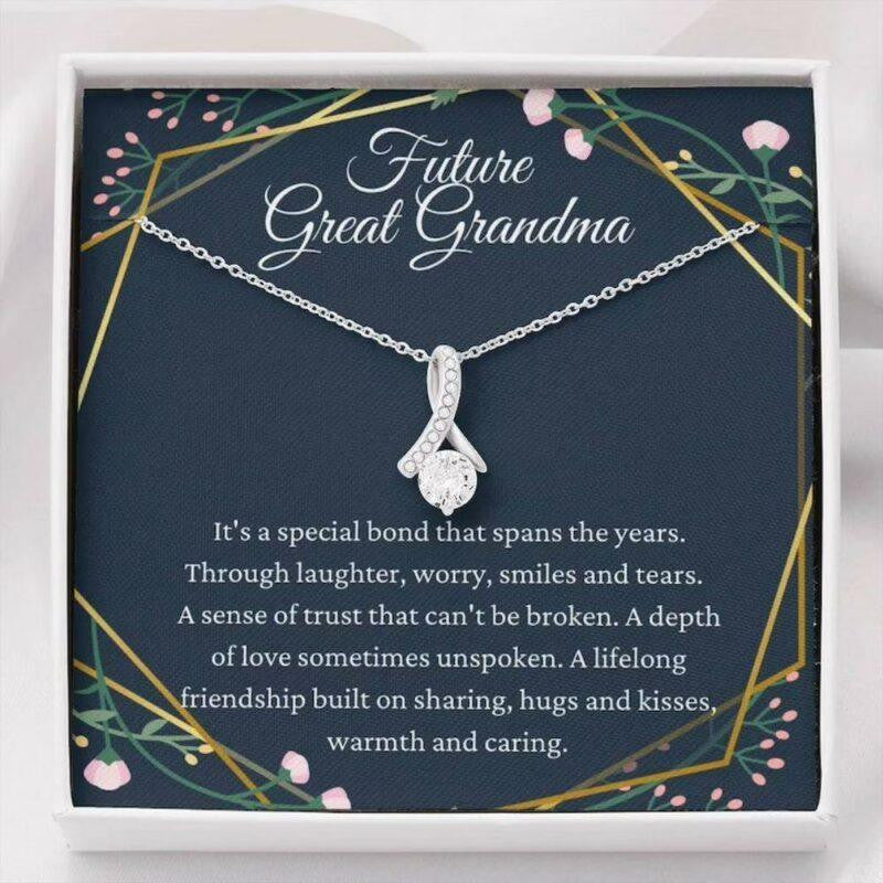 Grandmother Necklace, Future Great Grandma Necklace, Gift For Great Grandmother To Be, Pregnancy Reveal
