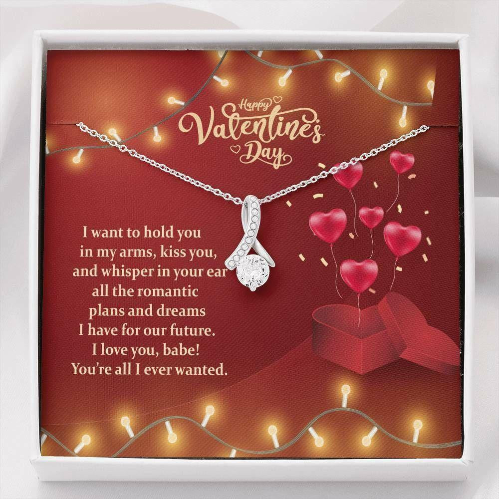 Wife Necklace, Necklace Pendant Valentines Gift For Her � Wife � Girlfriend � Your All I Ever Wanted!