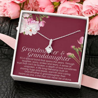 Thumbnail for Grandmother Necklace, Grandmother & Granddaughter Necklace, Grandma Gift, Granddaughter Gift, Nana, Nanny Necklace