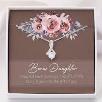 Thumbnail for Daughter Necklace, Bonus Daughter Gift � To My Daughter Necklace � Necklace With Gift Box