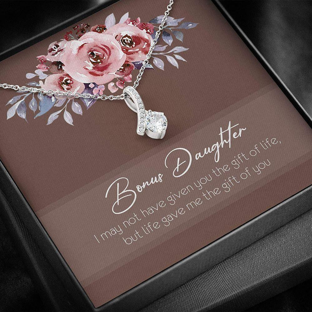 Daughter Necklace, Bonus Daughter Gift � To My Daughter Necklace � Necklace With Gift Box