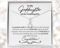 Thumbnail for Goddaughter Necklace, Goddaughter Wedding Gift, Gift For Goddaughter On Her Wedding Day, Goddaughter Gift From Godmother