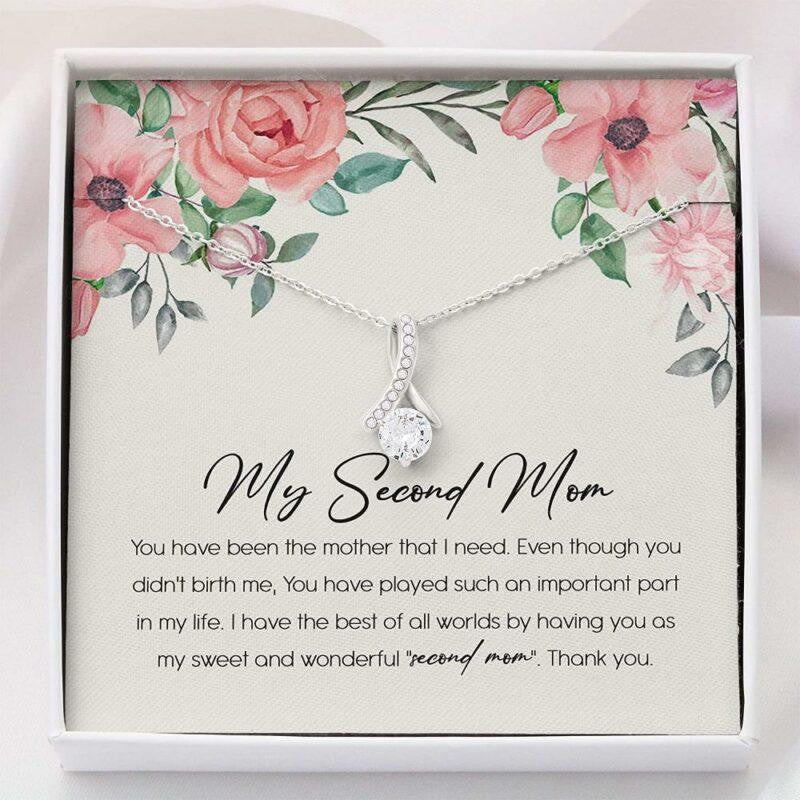 Mom Necklace, Mom Necklace � Gift For Mom Stepmom Bonus Mom Necklace