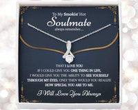 Thumbnail for Wife Necklace, Meaningful Soulmate Necklace For Her, Long Distance Relationship Gift, To My Soulmate, Romantic Gift For Her, Thoughtful Gift For Her