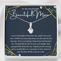 Thumbnail for Boyfriend�s Mom Necklace, Gift For Boyfriend�s Mom, To My Boyfriends Mom Gift, Boyfriend Family