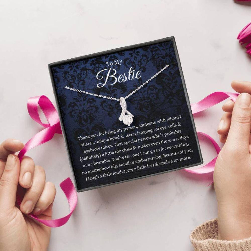 Friend Necklace, Bestie Necklace Gift, Funny Gift For Best Friends, BFF, Friendship, Soul Sister